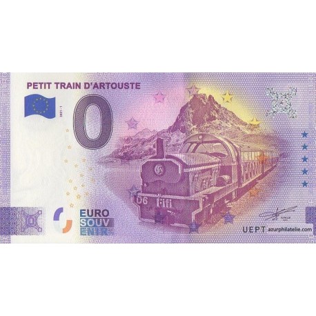 Euro banknote memory - 64 - Petit train d'Artouste - 2021-1 - Anniversary