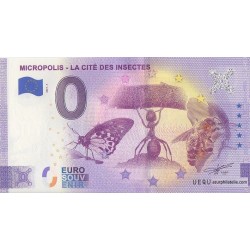 Euro banknote memory - 12 - Micropolis - La cite des insectes - 2021-1 - Anniversary