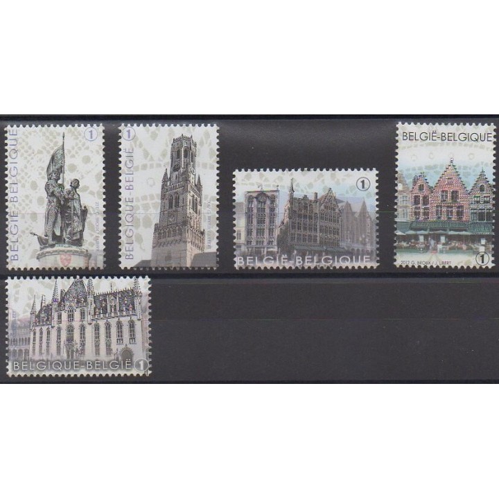 Buy this set of stamps of Belgium of the year 2012 (Nb 4265/4269).