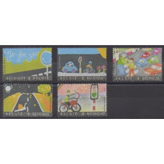 Buy this set of stamps of Belgium of the year 2013 (Nb 4287/4291).
