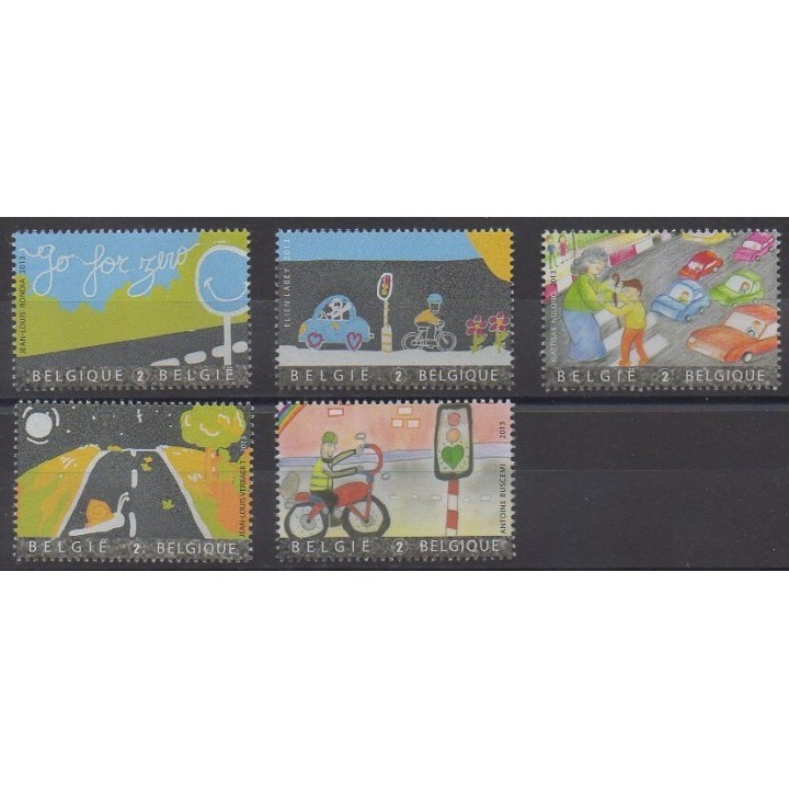 Buy this set of stamps of Belgium of the year 2013 (Nb 4287/4291).