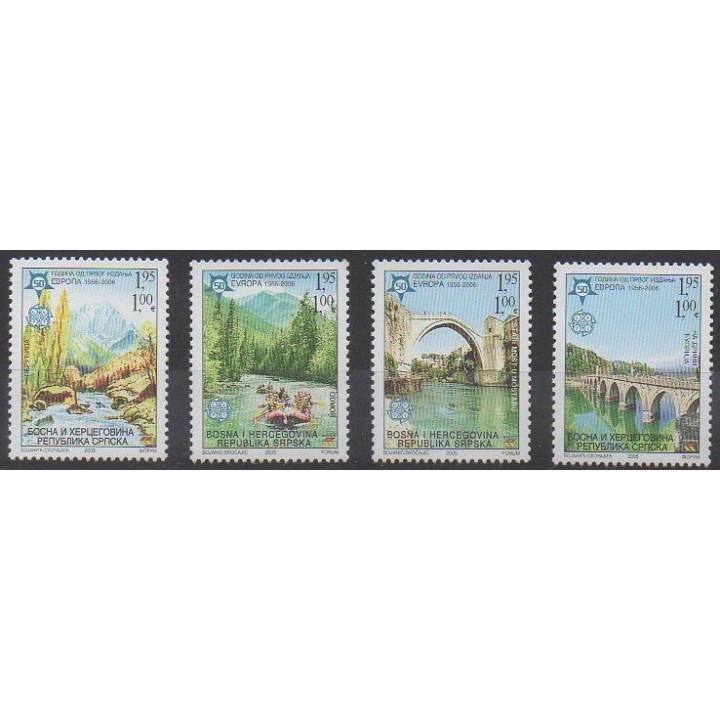 Acheter cette série de timbres de Bosnie-Herzégovine République Serbe de l'année 2005 (No 317/320).