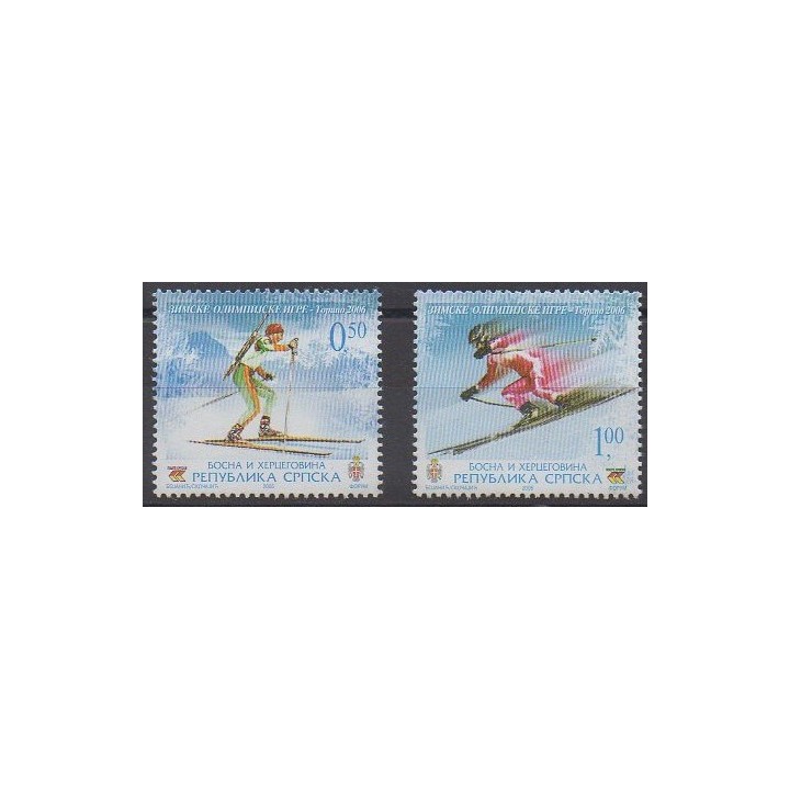 Acheter cette série de timbres de Bosnie-Herzégovine République Serbe de l'année 2006 (No 334/335).