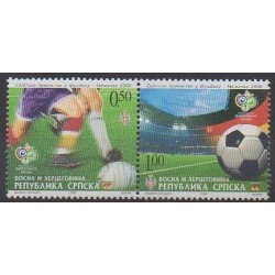 Bosnie-Herzégovine République Serbe - 2006 - No 348/349 - Coupe du monde de football