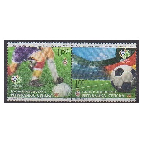 Bosnia and Herzegovina Serbian Republic - 2006 - Nb 348/349 - Soccer World Cup