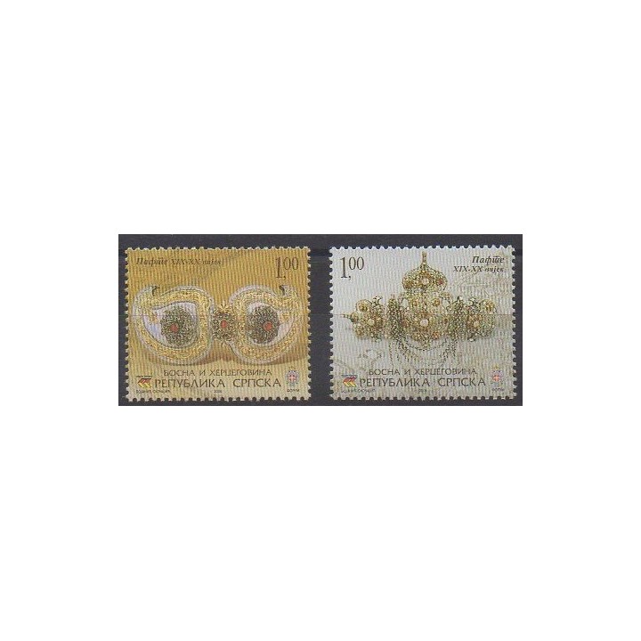 Acheter cette série de timbres de Bosnie-Herzégovine République Serbe de l'année 2006 (No 355/356).