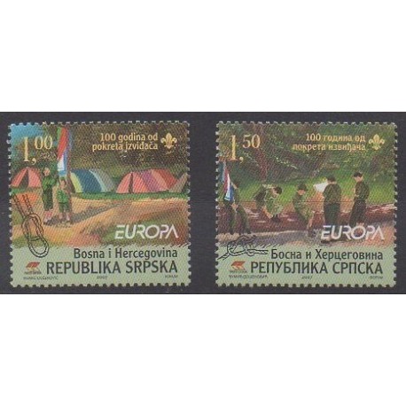 Bosnia and Herzegovina Serbian Republic - 2007 - Nb 362/363 - Scouts - Europa