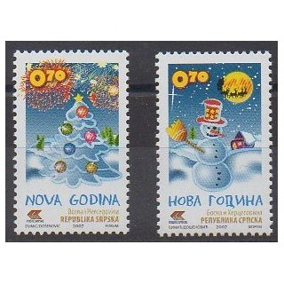 Acheter cette série de timbres de Bosnie-Herzégovine République Serbe de l'année 2007 (No 390/391).