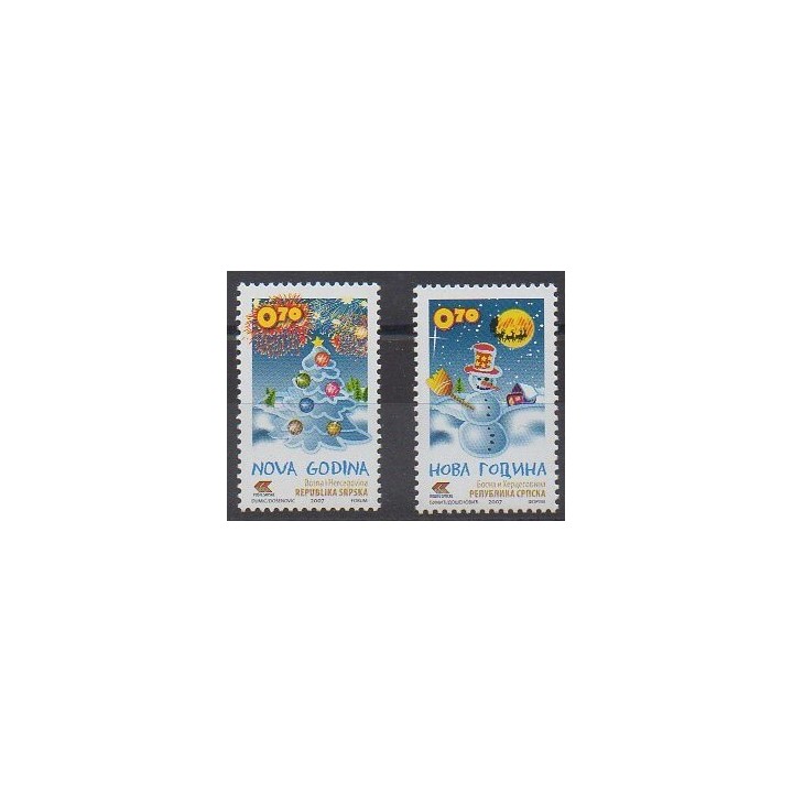 Buy this set of stamps of Bosnia and Herzegovina of the year 2007 (Nb 390/391).