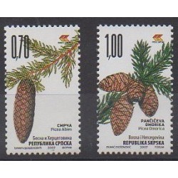 Bosnia and Herzegovina Serbian Republic - 2007 - Nb 387/388 - Trees