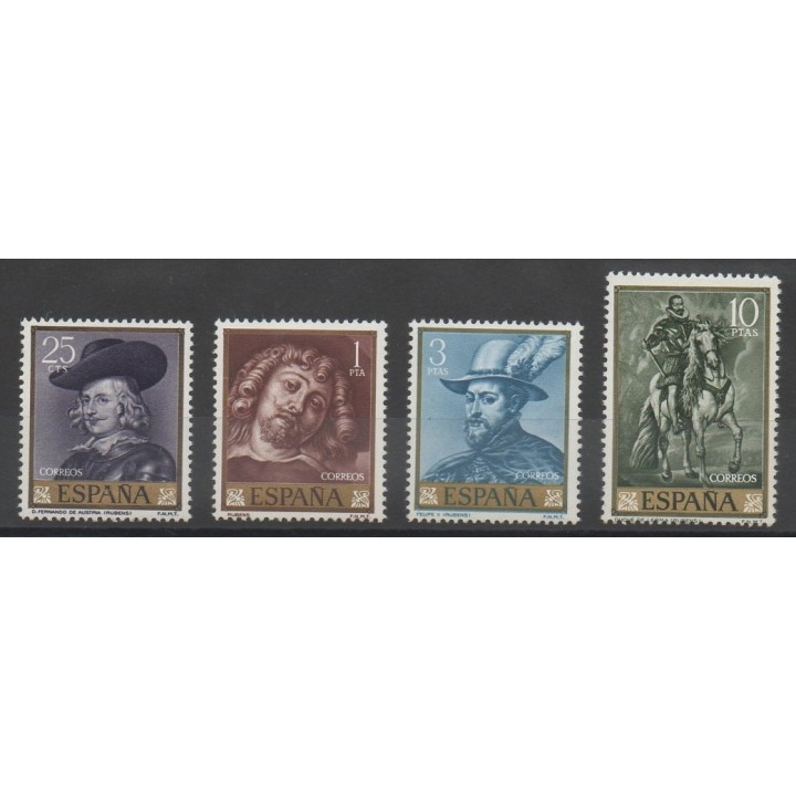 Timbres - peinture - Espagne - 1962- No 1099/1102