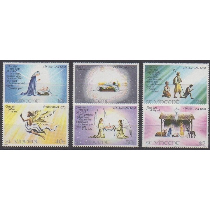 Acheter cette série de timbres de Saint-Vincent de l'année 1979 (No 576/581).