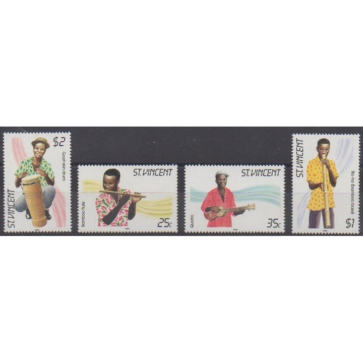 Buy this set of stamps of Saint Vincent of the year 1985 (Nb 858/861).