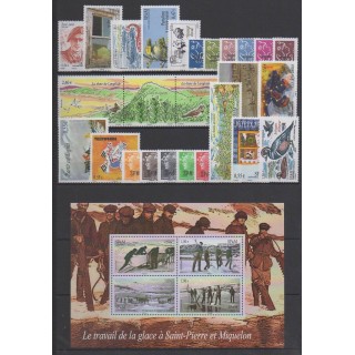 Acheter les timbres et le bloc-feuillet de Saint-Pierre et Miquelon de l'année 2008 (No 911/938 - BF13 - PA88).