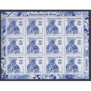 Acheter ce feuillet de France de l'année 2021 (No F31 - Faïencerie de Gien).