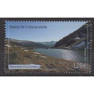 Acheter ce timbre d'Andorre français de l'année 2021 (Estany de Cabana sorda).