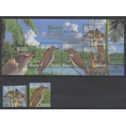 Nauru - 2003- No 524/525 - BF 33 - Oiseaux