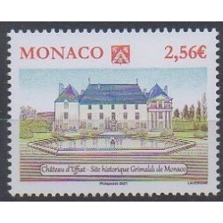 Monaco - 2021 - No 3293 - Châteaux
