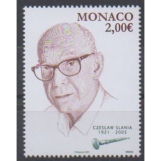 Buy this stamp of Monaco of the year 2021 (Czeslaw Slania).