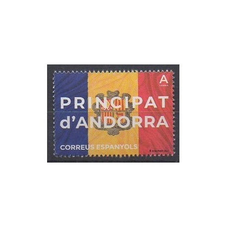 Andorre espagnol - 2021 - No 495 - Drapeaux