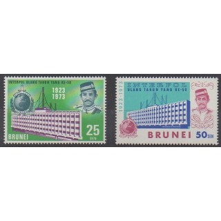 Buy this set of stamps of Brunei of the year 1973 (Nb 184/185).
