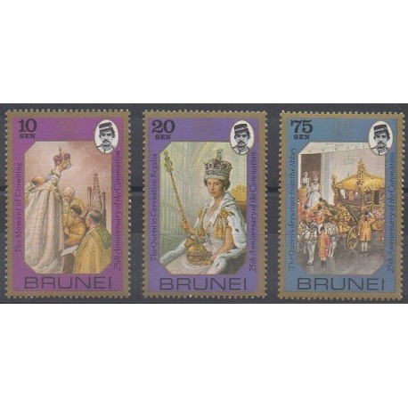 Brunei - 1978 - Nb 236/238 - Royalty