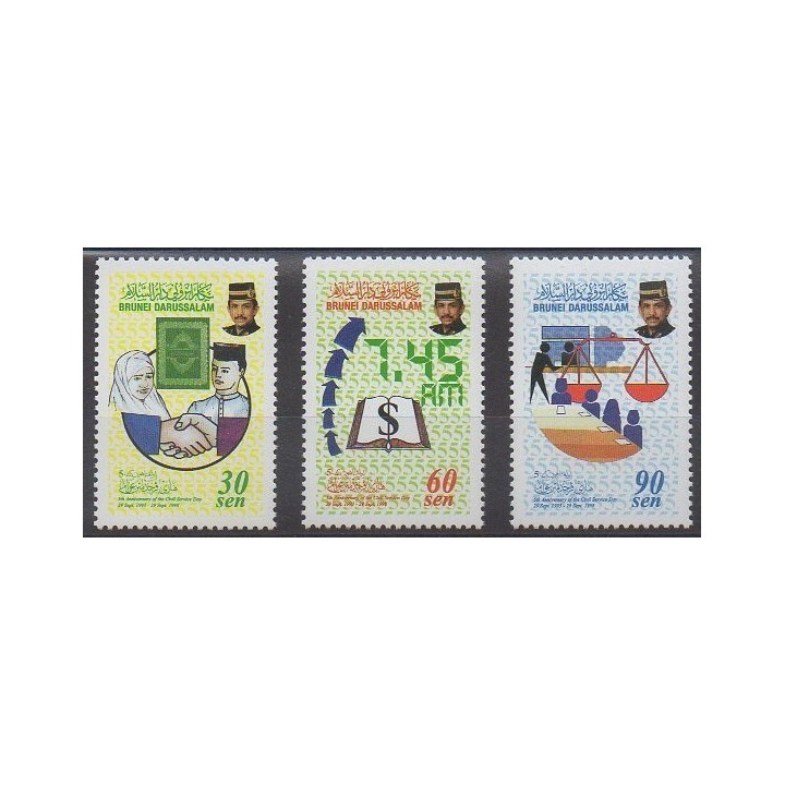 Buy this set of stamps of Brunei of the year 1998 (Nb 541/543).