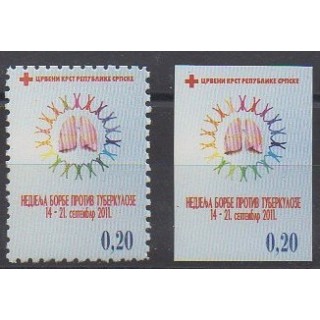 Buy this set of stamps of Bosnia and Herzegovina of the year 2011 (Nb TB32/32a).