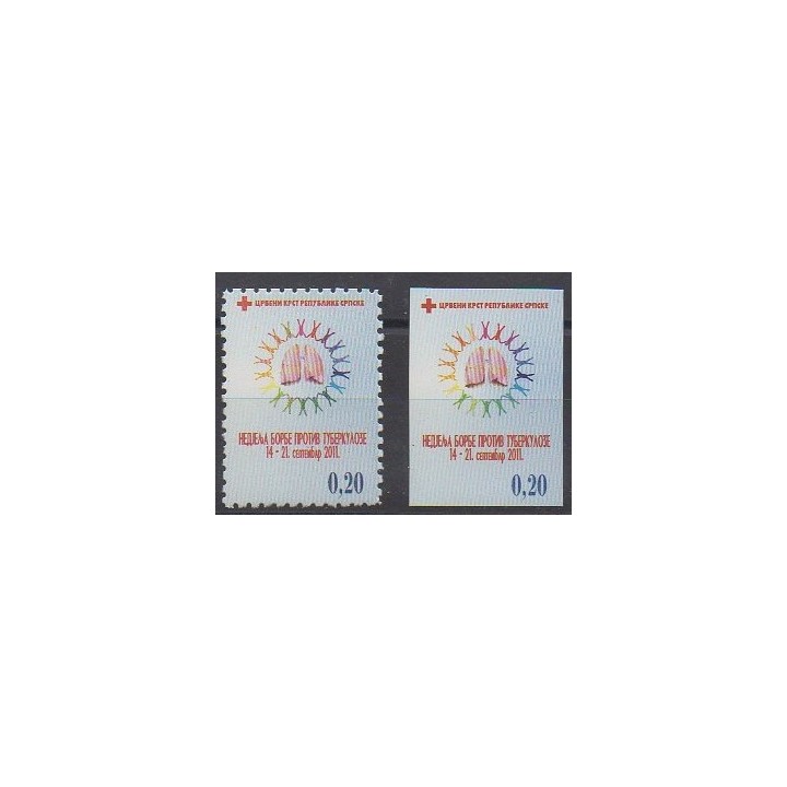 Buy this set of stamps of Bosnia and Herzegovina of the year 2011 (Nb TB32/32a).