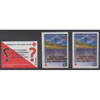 Acheter cette série de timbres de Bosnie-Herzégovine République Serbe de l'année 2005 (No TB19/20 - TB20a).