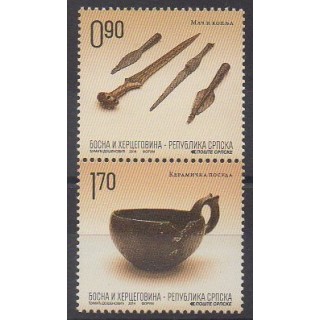 Acheter cette série de timbres de Bosnie-Herzégovine République Serbe de l'année 2014 (No 595/596).