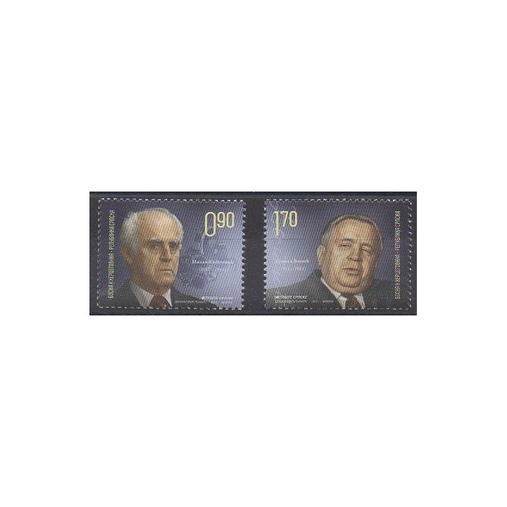 Acheter cette série de timbres de Bosnie-Herzégovine République Serbe de l'année 2015 (No 597/598).