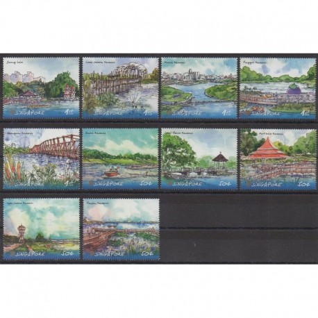 Singapore - 2012 - Nb 1888/1897 - Bridges