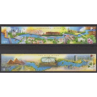 Buy this set of stamps of Singapore of the year 2011 (Nb 1869/1870).