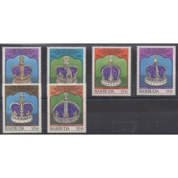 Barbuda - 1978 - No 390/395 - Royauté - Principauté