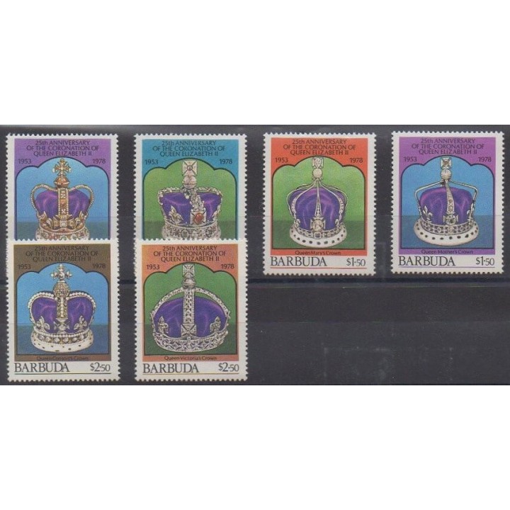 Buy this set of stamps of Barbuda of the year 1978 (Nb 390/395).