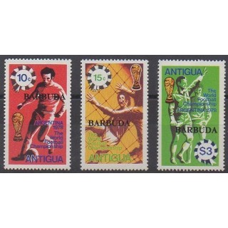 Acheter cette série de timbres de Barbuda de l'année 1978 (No 396/398).