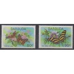 Barbuda - 1978 - No 408 et 410 - Insectes