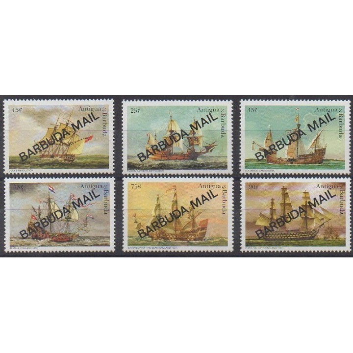 Acheter cette série de timbres de Barbuda de l'année 1997 (No 1711/1716).