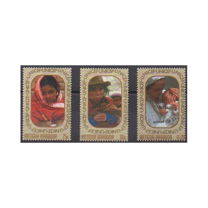 Acheter cette série de timbres de Barbuda de l'année 1998 (No 1796/1798).