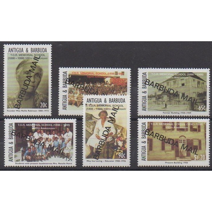 Acheter cette série de timbres de Barbuda de l'année 1999 (No 1930/1935).