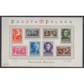 Acheter ce bloc-feuillet de Pologne de l'année 1947 (No BF9).