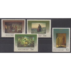 Russia - 2000 - Nb 6446/6449 - Paintings - Religion