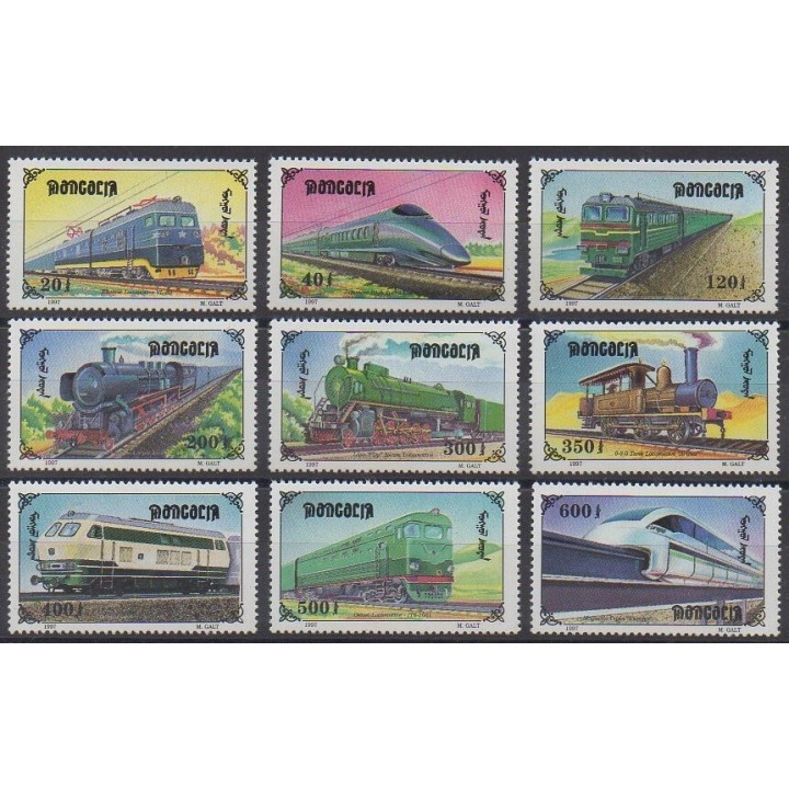 Buy this set of stamps of Mongolia of the year 1997 (Nb 2132/2140).