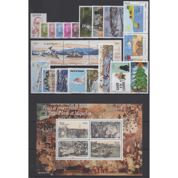 Buy the stamps of Saint-Pierre et Miquelon of the year 2010 (Nb 966/990).
