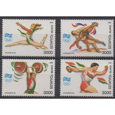 Biélorussie - 1996 - No 120/123 - Jeux Olympiques d'été