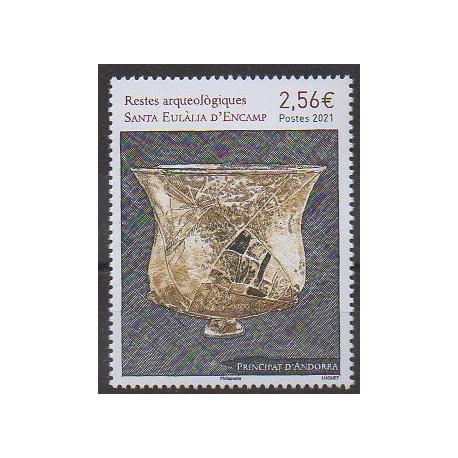 French Andorra - 2021 - Nb 864 - Art