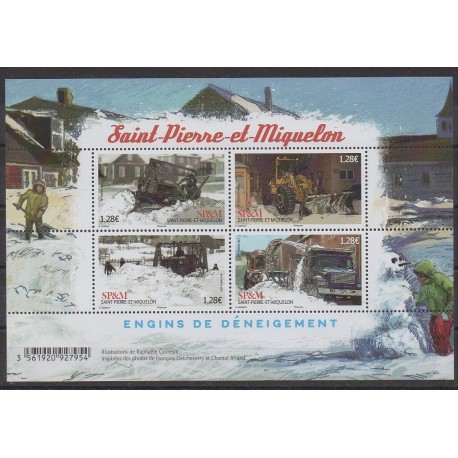 Saint-Pierre and Miquelon - Blocks and sheets - 2021 - Nb F1255 - Transport