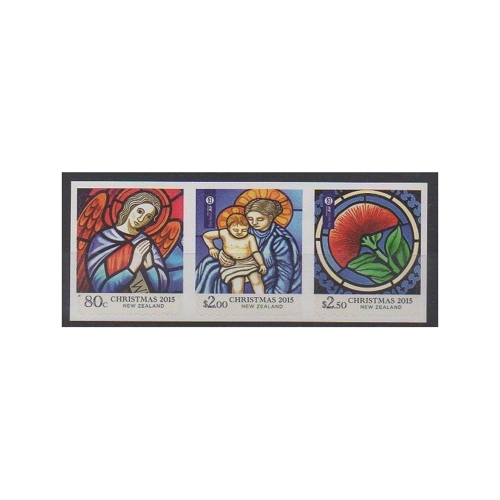 Acheter cette série de timbres de Nouvelle-Zélande de l'année 2015 (No 3160/3162).