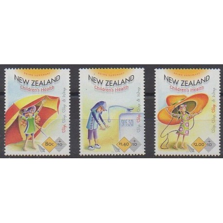 Nouvelle-Zélande - 2015 - No 3143/3145 - Enfance - Santé